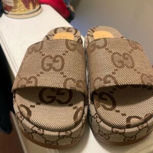 Gucci Platform Slides